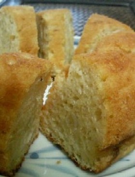 あっさりヨーグルトバナナケーキ