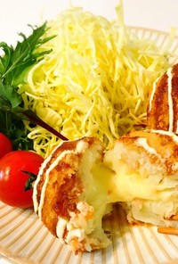 簡単♡とろ〜りチーズ&ツナコロッケ