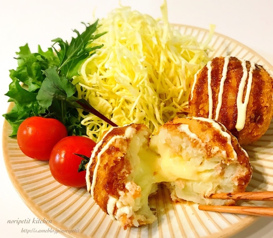 簡単♡とろ〜りチーズ&ツナコロッケの画像