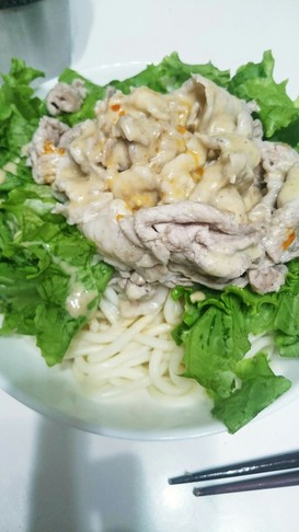 冷しゃぶサラダうどん。