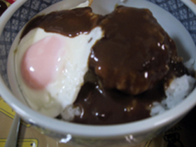 お家カフェ☆あっという間のロコモコ