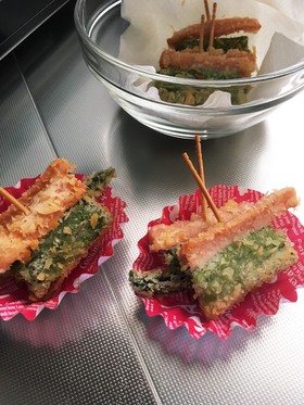 簡単!アスパラの串揚げ!お弁当にも!