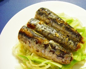 焼きいわしとすっぱ野菜たち