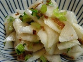 かぶの梅肉あえ
