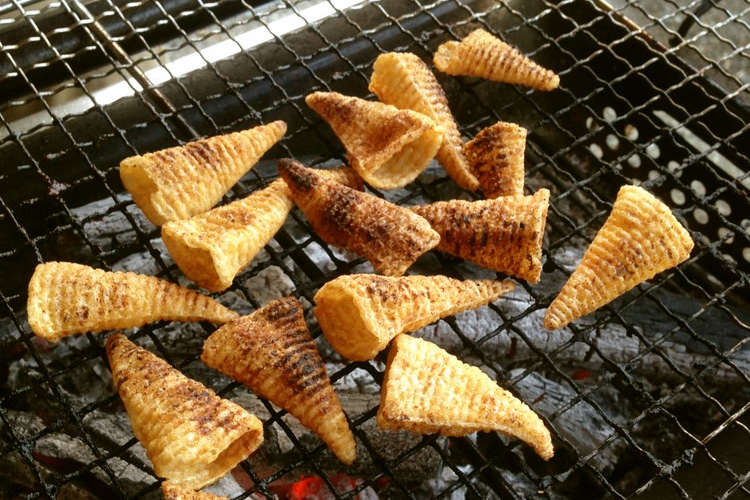 とんがりコーンの炭火焼き レシピ 作り方 By 猫柳商店 クックパッド 簡単おいしいみんなのレシピが352万品