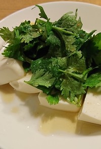パクチー・香菜もりもり豆腐 簡単！