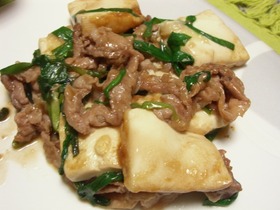 ご飯が進む!豆腐豚にらオイスター炒め