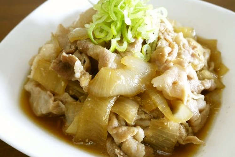 レシピ動画 豚バラ肉と玉ねぎのうま煮 レシピ 作り方 By Bvivid クックパッド