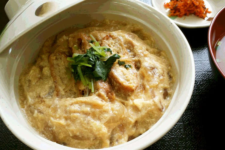 高齢者向け 卵がとろ りカツ丼 レシピ 作り方 By いなほｓネット クックパッド 簡単おいしいみんなのレシピが356万品