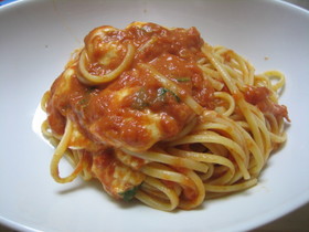 アツアツが美味しいトマトパスタ