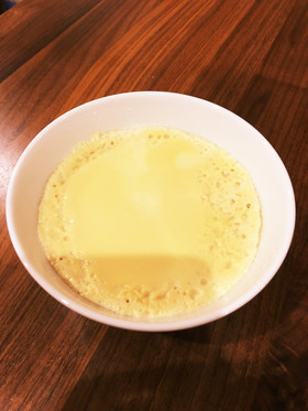 レンジでチン!簡単豆乳茶碗蒸し