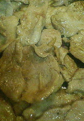 マヨで豚のしょうが焼き!