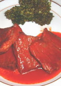 豚肉の赤ワイン煮