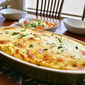 パスタ無しで低糖質!ラザニア風グラタン✿