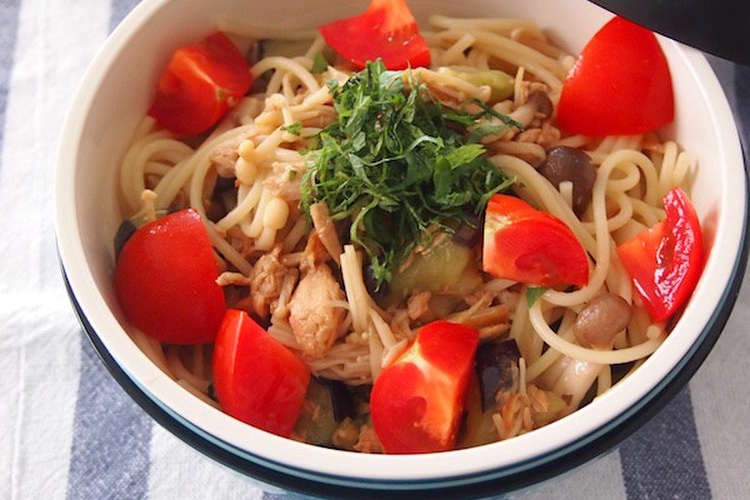 冷たい麺弁当 キノコとツナの冷製パスタ レシピ 作り方 By アンジェ公式キッチン クックパッド 簡単おいしいみんなのレシピが360万品