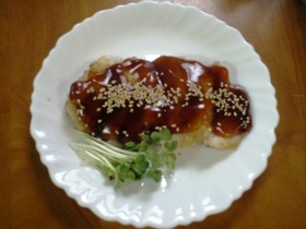 鶏肉の甘辛ソース