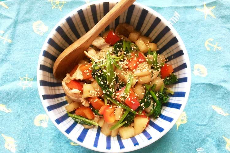 ヘルシー 簡単もりもり野菜丼 レシピ 作り方 By ヨッ娘 クックパッド 簡単おいしいみんなのレシピが352万品