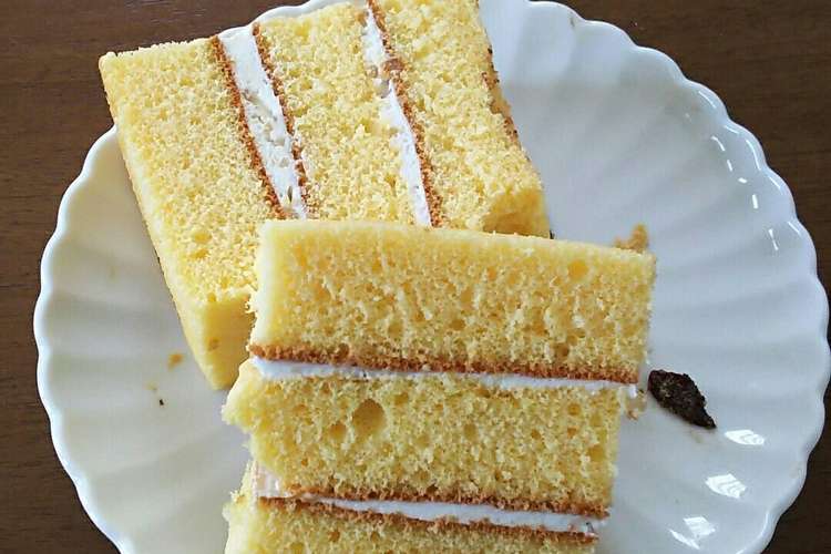 失敗ロールケーキの生地でクリームサンド レシピ 作り方 By すまいる クックパッド