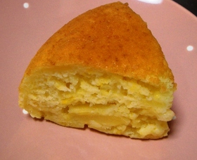 混ぜるだけ&待つだけ♪りんごケーキ