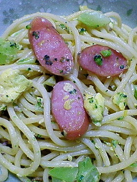 簡単☆ブロッコリーといり卵のパスタ