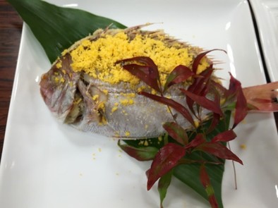 蒸し鯛(高知県芸西村の郷土食)の写真