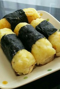 ちくわのツナポテトのせ海苔巻き