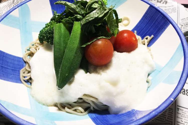 ネバネバ元気はつらつヘルシー野菜そば レシピ 作り方 By 野菜家族 クックパッド 簡単おいしいみんなのレシピが357万品