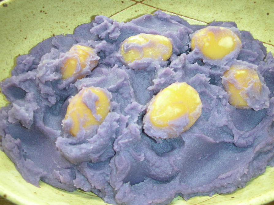 禁断の紫芋きんとんの画像
