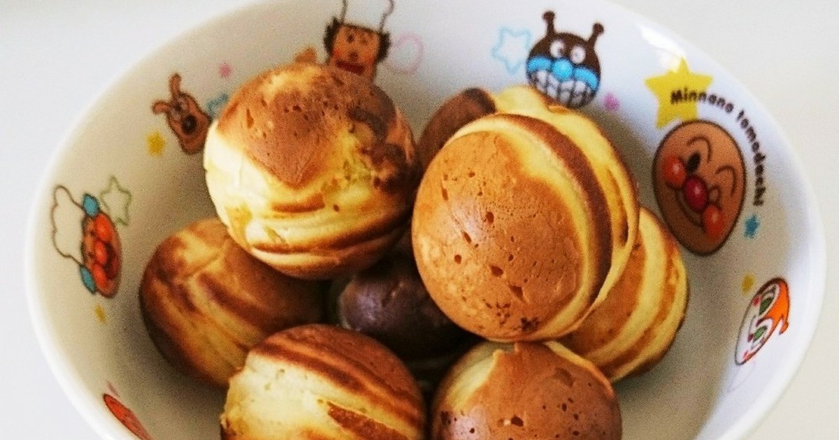 たこ焼き器でつくる楽しいベビーカステラ 今日もおいしくいただきます 幸福のレシピ帖