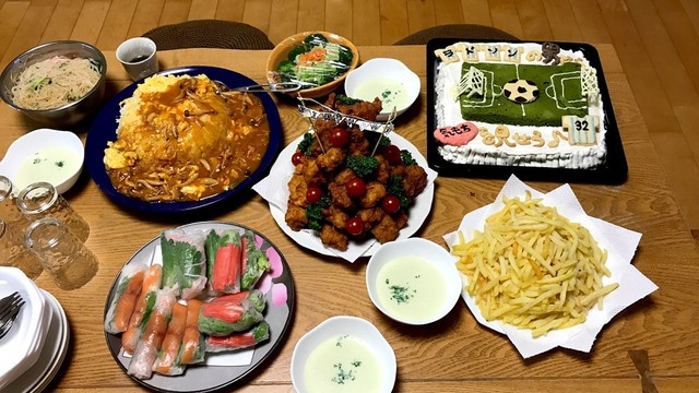 誕生日の夜ご飯 男子中学生用 レシピ 作り方 By 適当なマメチカ クックパッド 簡単おいしいみんなのレシピが354万品