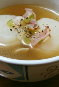 小かぶ♡のまるごとスープ(o^—^o)