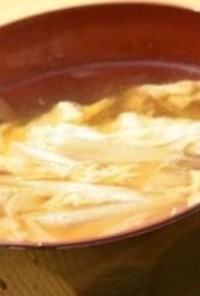 簡単ミョウガの卵スープ