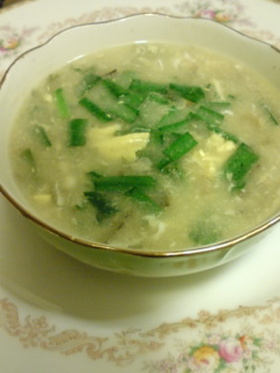 鶏皮de旨ッ♪中華チキンスープ
