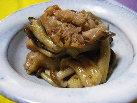 鶏とキノコのバルサミコ酢