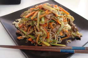 野菜たっぷり!あんかけ焼きそば