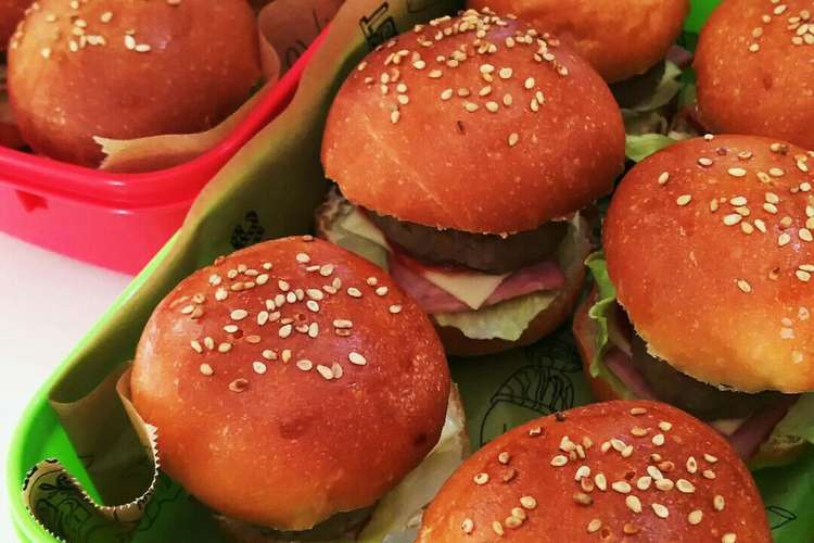 運動会お弁当 ミニハンバーガー レシピ 作り方 By Nennecone クックパッド 簡単おいしいみんなのレシピが354万品