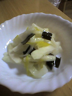 ぽりぽり食べよう柚子大根