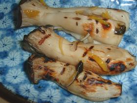 ※ 焼き松茸??いえ焼きエリンギです ※