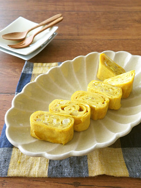 絶品卵アレンジ☆カレー風味の卵焼き