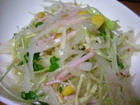 シャキシャキ大根サラダ