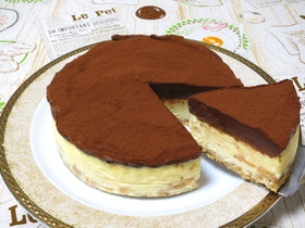 バレンタイン♪濃厚生チョコチーズケーキ♪