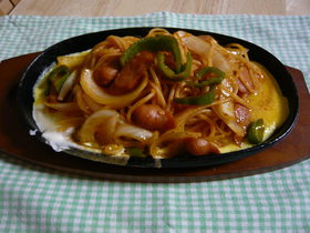 名古屋風♪鉄板イタリアンスパゲティ