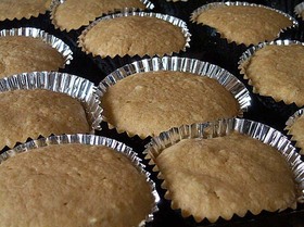 柿のカップケーキ