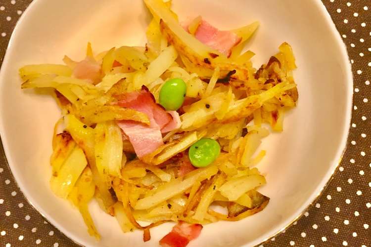 いもとベーコンのクレイジーソルト炒め レシピ 作り方 By ながとさん クックパッド 簡単おいしいみんなのレシピが351万品