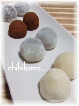 簡単一口生チョコ大福✿
