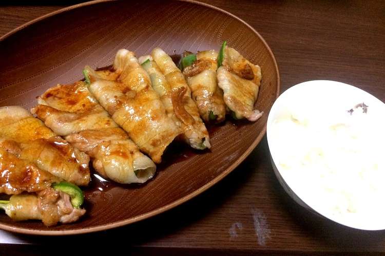 ご飯が進む ピーマンの豚バラチーズ巻き レシピ 作り方 By Nonchan クックパッド 簡単おいしいみんなのレシピが360万品