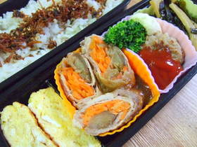 万能味噌ダレで!豚肉の味噌バター巻き♪