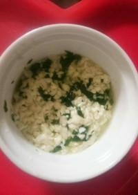 離乳食中期 レタスと豆腐の出汁煮