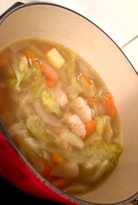 野菜たくさん♡ふんわり肉団子スープ