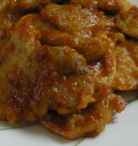 簡単! 豚肉のケチャップあえ(普通食)